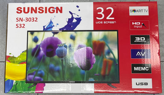 Sunsing 32" Smart TV - JK Electronics