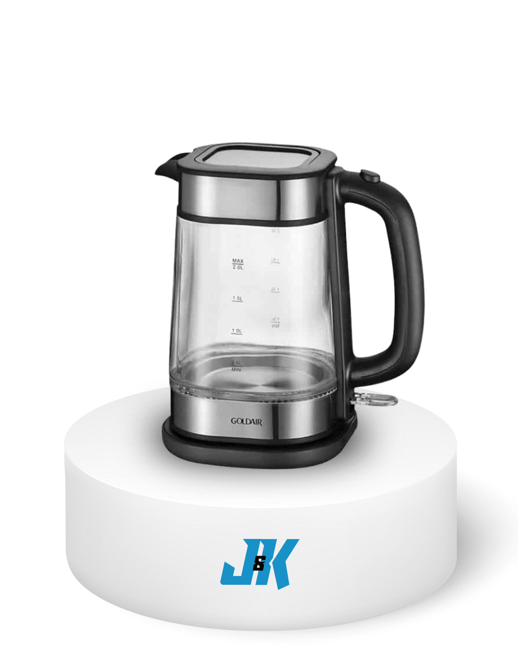 Goldair Signature Series 2.0L Glass Kettle - JK Electronics