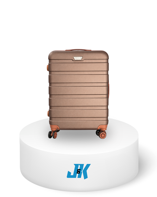 Rose Gold Hard Shell Spinner Suitcase Size Medium - JK Electronics