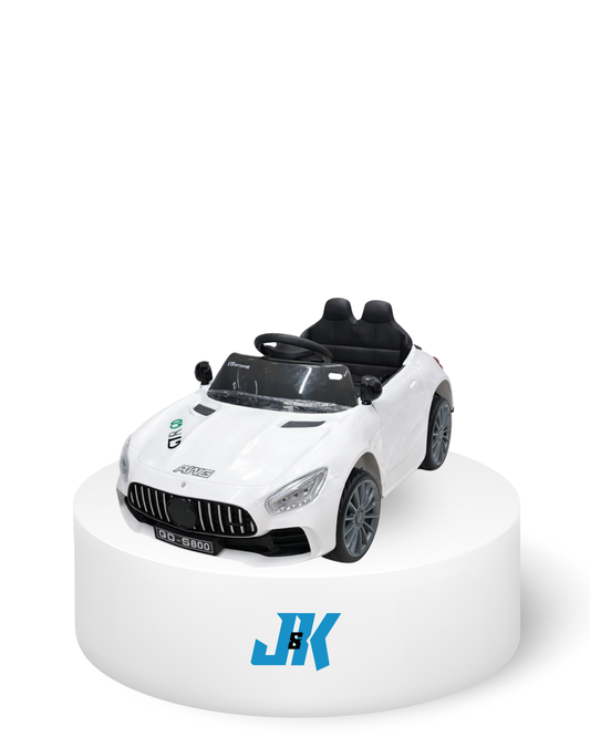 Kids Electric Ride-On Car Mercedes GT Style White - JK Electronics