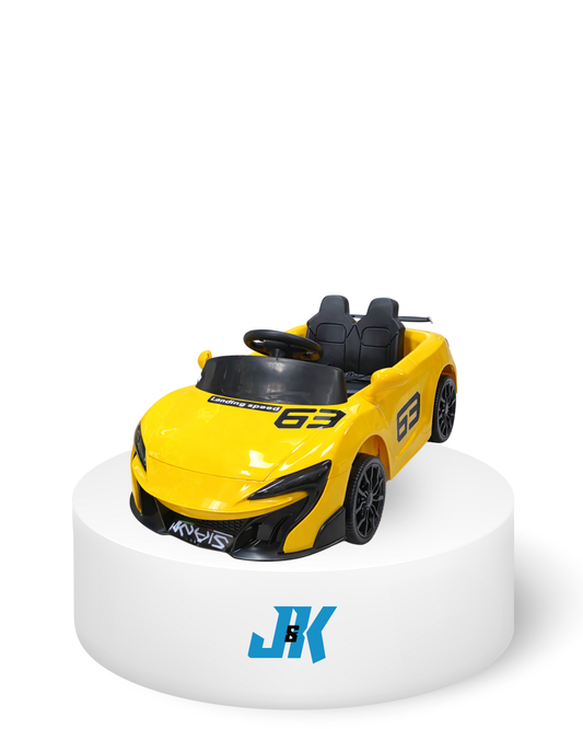 Kids Electric Ride-On Racing Car Yellow Lamborghini Style - JK Electronics
