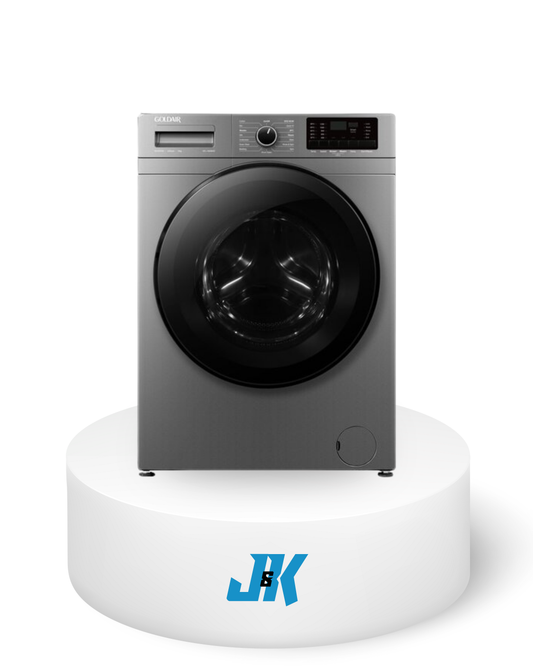 Goldair Front Load Washing Machine Grey - JK Electronics