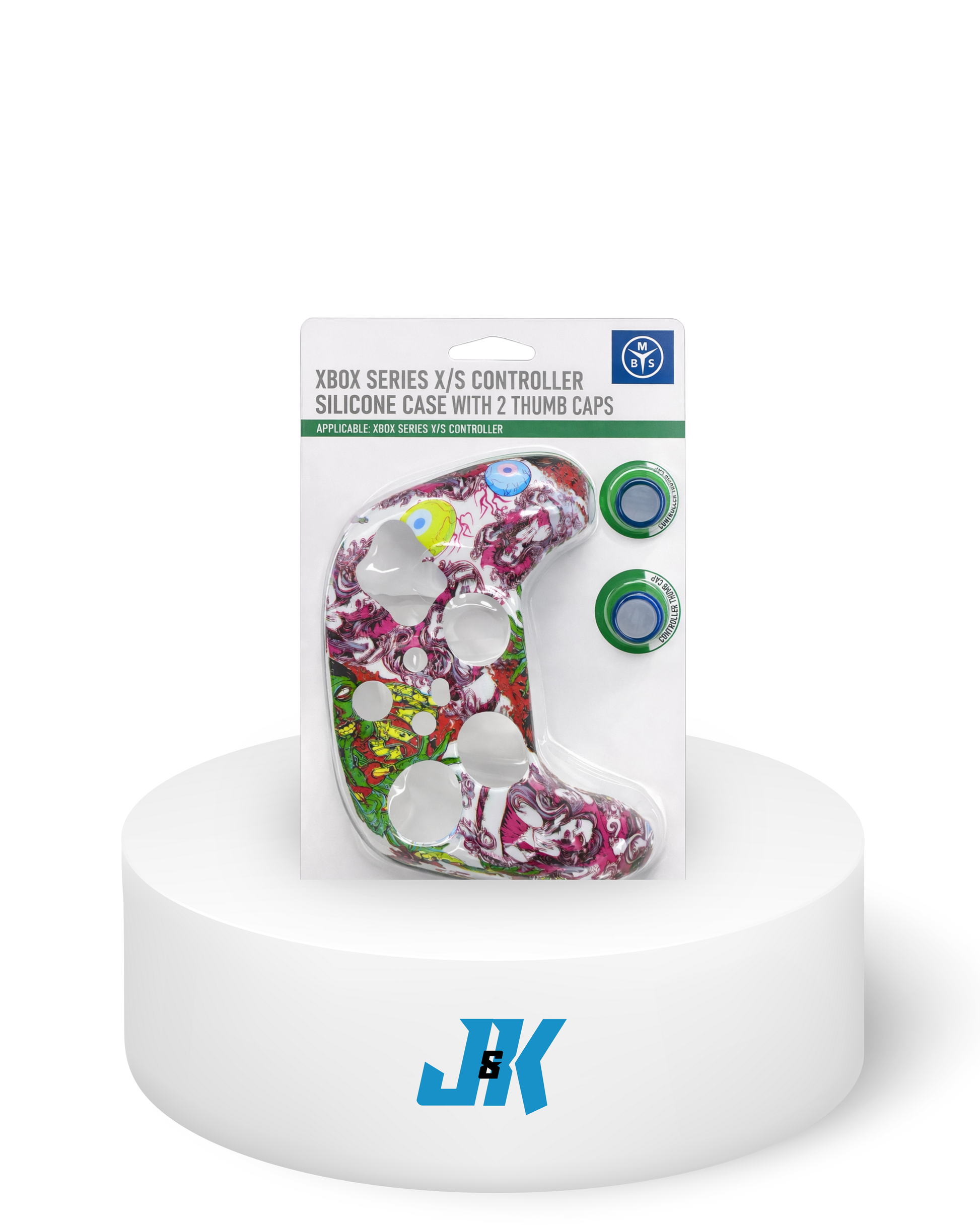 Xbox Series X/S Controller Silicone Case with 2 Thumb Caps - JK Electronics