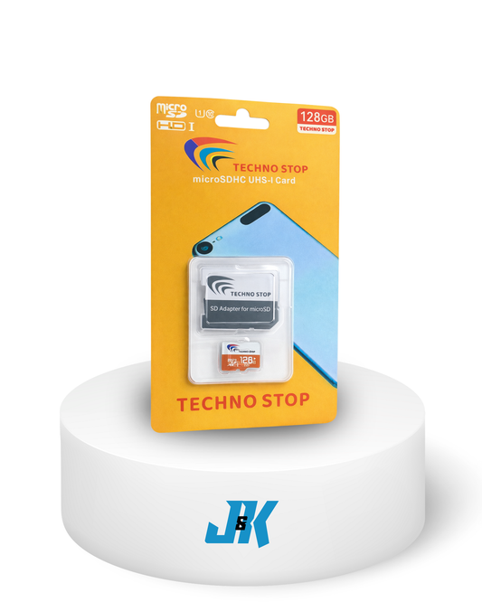 Techno Stop 128GB MicroSDHC UHS-I Card - JK Electronics