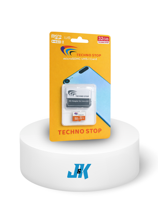 Techno Stop 32GB MicroSDHC UHS-I Card - JK Electronics